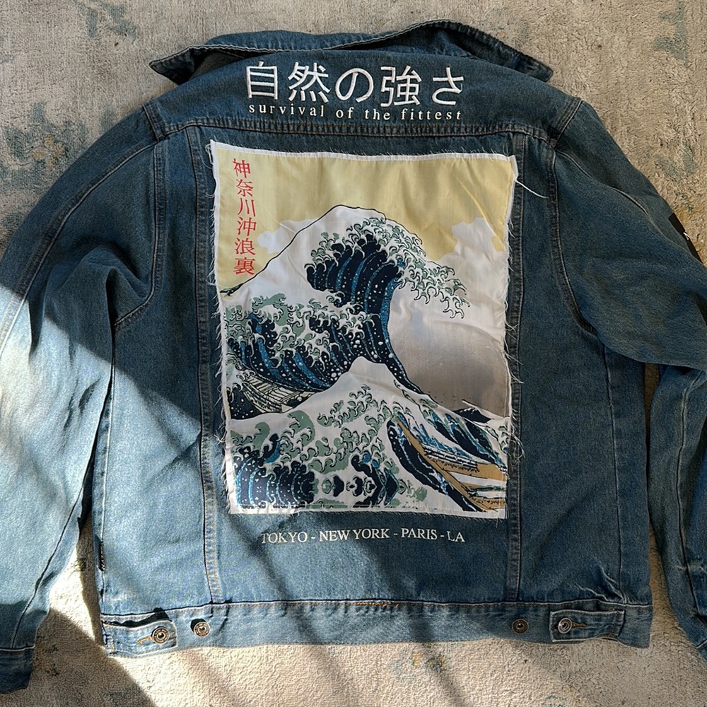 Men’s Great Wave Denim Jacket